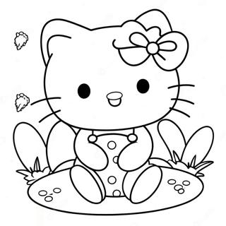 Pagina Para Colorear De Hello Kitty De Pascua 42260-35039