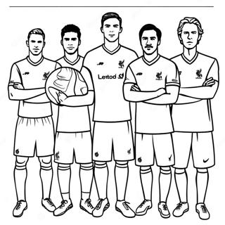 Pagina Para Colorear De Los Jugadores Del Liverpool Football Club 42371-35136