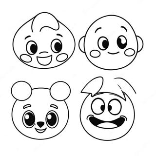 Emoji De Disney Páginas Para Colorear