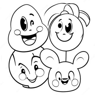 Pagina Para Colorear De Emoji De Disney 42380-35315