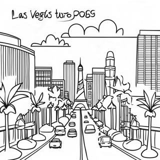 Pagina Para Colorear De Las Vegas Strip 42421-35172