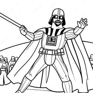 Darth Vader En Pagina Para Colorear De Batalla Epica 42441-35183