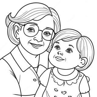 Pagina Para Colorear De Abuela Y Nieta Aventureras 42451-35385