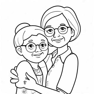 Pagina Para Colorear De Abuela Y Nieta Aventureras 42451-35386