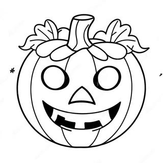 Pagina Para Colorear De Mascara De Calabaza Espeluznante De Halloween 42481-35201