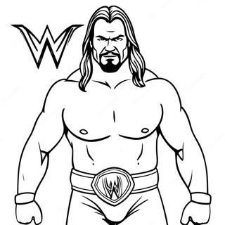 Pagina Para Colorear De Wwe 42510-35413