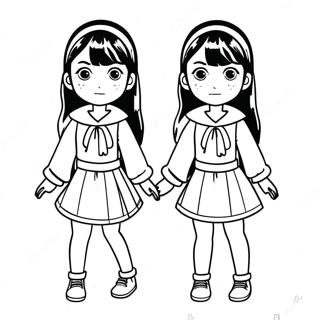 Pagina Para Colorear De Komi Shouko En Un Atuendo Bonito 42572-35265