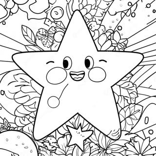 Pagina Para Colorear De La Estrella Del Arbol De Navidad 42651-35526