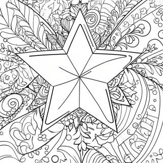 Pagina Para Colorear De La Estrella Del Arbol De Navidad 42651-35527