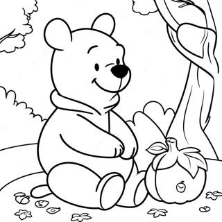 Pagina Para Colorear De Accion De Gracias De Winnie The Pooh 42841-35678