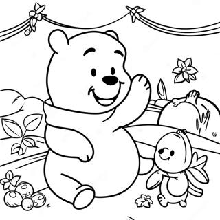 Pagina Para Colorear De Accion De Gracias De Winnie The Pooh 42841-35679