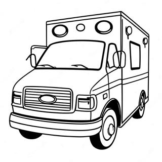 Pagina Para Colorear De Ambulancia Emt 42901-35728