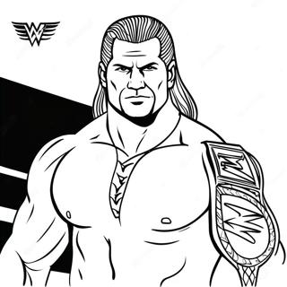 Pagina Para Colorear Wwe En Escala De Grises 43061-35854