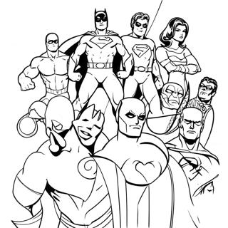 Pagina Para Colorear Superheroes De Dc 431-342