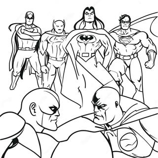 Pagina Para Colorear Superheroes De Dc 431-344