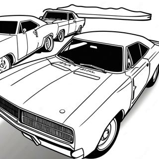 Dodge Charger 1969 Páginas Para Colorear