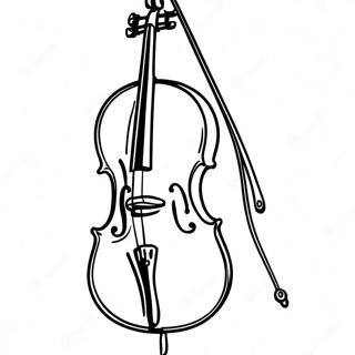 Pagina Para Colorear Del Violonchelo 43252-35996
