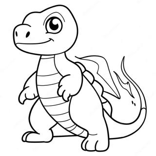 Pagina Para Colorear De Charmeleon 43272-36010