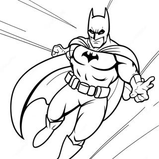 Pagina Para Colorear Batman En Accion 432-345