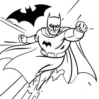 Pagina Para Colorear Batman En Accion 432-346