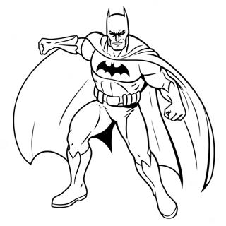 Pagina Para Colorear Batman En Accion 432-347