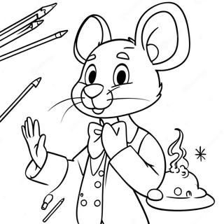 Geronimo Stilton Páginas Para Colorear