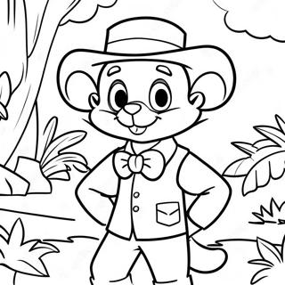 Pagina Para Colorear De Geronimo Stilton Aventurero En La Jungla 43463-36169