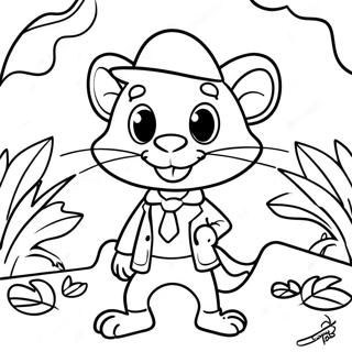 Pagina Para Colorear De Geronimo Stilton Aventurero En La Jungla 43463-36172