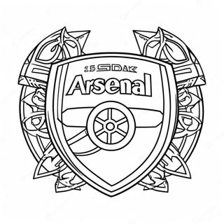 Pagina Para Colorear Del Logo De Arsenal 43472-36185