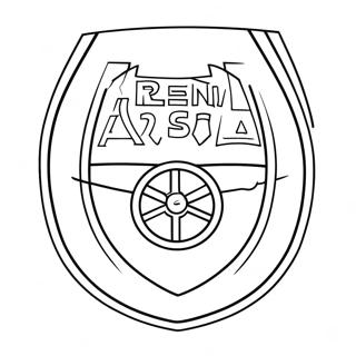 Pagina Para Colorear Del Logo De Arsenal 43472-36187