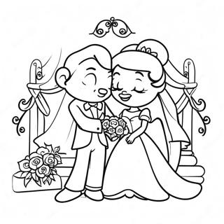 Pagina Para Colorear De Boda De Disney 43562-36244