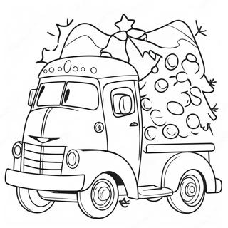 Pagina Para Colorear De Camion De Navidad 43572-36258