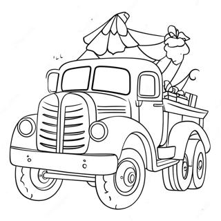 Pagina Para Colorear De Camion De Navidad 43572-36259