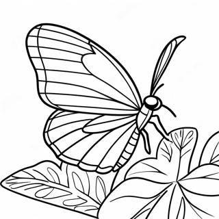 Pagina Para Colorear De Mariposa Leafwing Colorida 43623-36300