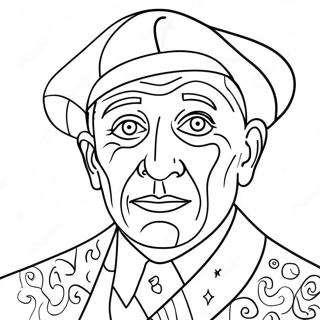 Pagina Para Colorear De Pablo Picasso 43642-36308