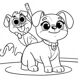 Pagina Para Colorear De Aventura De Puppy Dog Pals 4381-3535