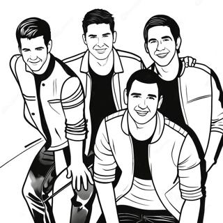 Pagina Para Colorear De Los Miembros De La Banda Big Time Rush 43853-36479