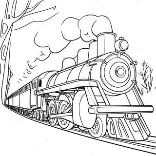 Pagina Para Colorear De La Locomotora Del Polar Express 43872-36503