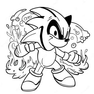 Pagina Para Colorear De Sonic Prime Nine 43942-36550