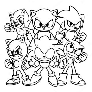 Pagina Para Colorear De Los Personajes De Sonic Prime Nine 43943-36553