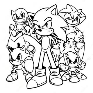 Pagina Para Colorear De Los Personajes De Sonic Prime Nine 43943-36555