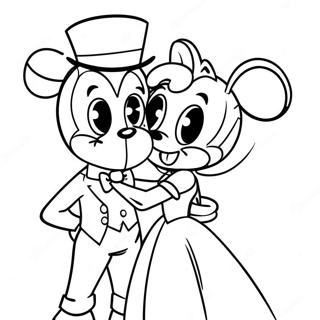 Pagina Para Colorear De Parejas De Disney 44022-36614