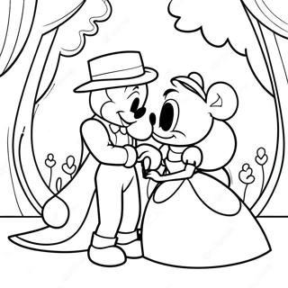 Pagina Para Colorear De Parejas De Disney 44022-36615