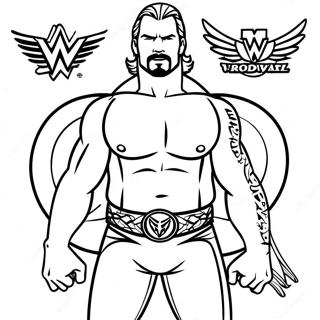 Pagina Para Colorear De La Wwe 44062-36643