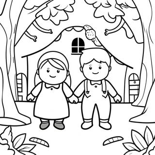 Pagina Para Colorear De Hansel Y Gretel 44202-36753