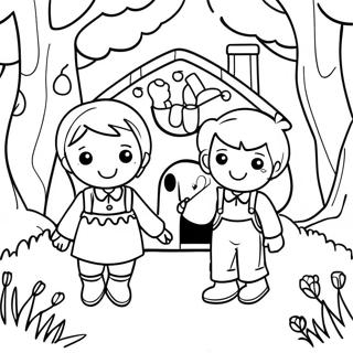 Pagina Para Colorear De Hansel Y Gretel 44202-36754