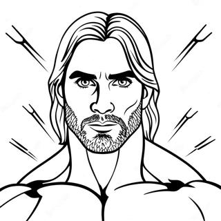 Pagina Para Colorear De Seth Rollins Wwe 44232-36790