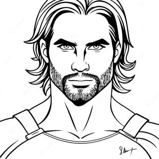 Pagina Para Colorear De Seth Rollins Wwe 44232-36791