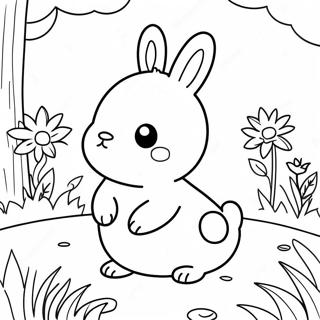 Pagina Para Colorear De Peep Explorando El Jardin Colorido 44323-36855