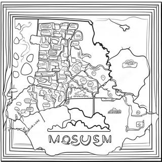 Pagina Para Colorear Del Contorno Del Estado De Missouri 44332-36868